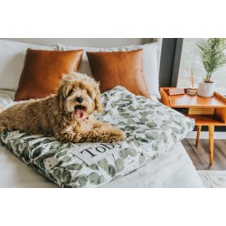 Dog Bed - Dog Bed Cover - Plant Dog Bed - Pet Pillow - Washable Dog Bed - Custom Dog Pillow - Modern Farmhouse Dog Bed - Botanical Dog Bed