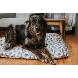 Farmhouse Dog Beds - Dog Bed Cover - Personalized Dog Bed - Custom Dog Bed - Pet Beds - Black and Tan Dog Bed Cover - ALL SIZES - Washable